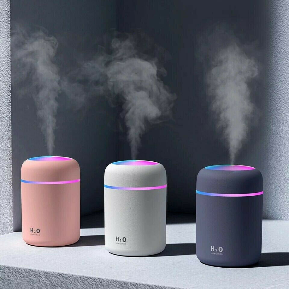 Hava Nemlendirici Buhar Makinesi ve Aroma Difüzörü 300 ml